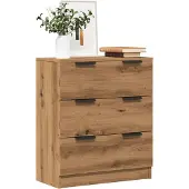 vidaXL Sideboard Chêne Artisan 60x30x70 cm Bois composite