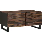 vidaXL Table basse - 80 X 50 X 40 Cm, en bois massif et contreplaqué. Lumarko
