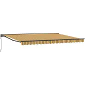 vidaXL Cadre de store jaune et gris 450 x 300 cm