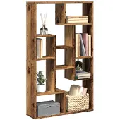vidaXL Bibliothèque vieux bois 72x20x120 cm bois d'ingénierie