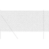 vidaXL Clôture à mailles 10 x 1 m en acier gris
