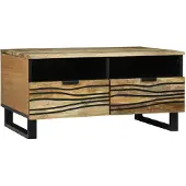 vidaXL Table basse - 80 X 54 X 40 Cm - Bois de manguier durable Lumarko