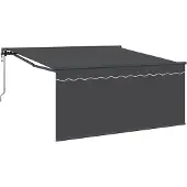 vidaXL Store rétractable anthracite 350 x 250 cm