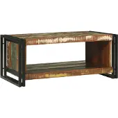 vidaXL Table basse 90X50X38 Cm Bois massif de récupération Lumarko !