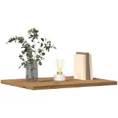 vidaXL Étagères 4 pcs. Chêne Artisan 40x30x1,5 cm Matériau dérivé du bois