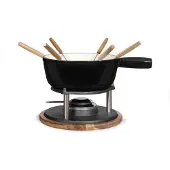 Livoo Service à fondue tradition MEN426N Noir