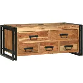 vidaXL Table basse - 90X50X38 Cm en bois d'acacia Lumarko !
