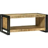 vidaXL Table basse 90X50X38 Cm Bois de manguier massif Lumarko !
