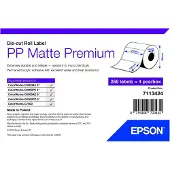 Epson Premium - polypropylène (PP) - mat - adhésif acrylique permanent - 105 x 210 mm 1036 étiquette(s) (4 rouleau(x) x 259 étiquettes découpées) (7113424)