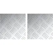 vidaXL Escalier Marchepied Carré 2 pcs Argent 20 x 20 cm Aluminium