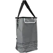 vidaXL Chariot de courses , couleur grise, dimensions 47 x 39 x 100,5 cm, tissu Oxford