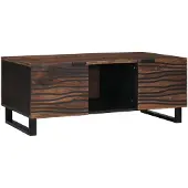 vidaXL Table basse - 100X54X40 Cm, en bois massif et matériaux d'ingénierie. Lumarko