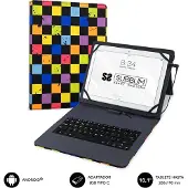 Subblim Keytab Usb 10.1´´ Double Sided Cover Multicolore