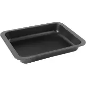 Zenker Moule à four (37 x 5,5 x 27 cm) SPECIAL COOKING, Moule à four rectangulaire avec revêtement anti-adhésif, Moule à four avec bord extra haut (couleur : noir)