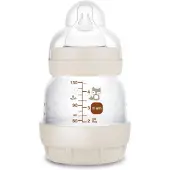 Mam Biberon Anti-Colique Easy Start 0 mois - Débit Extra Lent - Sable "Renard" 130 ml