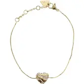 GUESS Bracciale a Catena Serpente nel Mio Cuore
