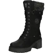 Mustang Bottes à lacets gris chiné / noir