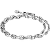 Fossil Bracelet Heritage, (Acier inoxydable, Laiton, Verre)