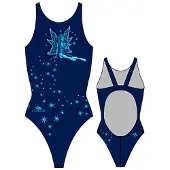 Turbo Hada Swimsuit Bleu 7-8 Years Fille