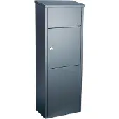 Allux Boîte aux lettres pour colis Allux 600 - Avec serrure cylindrique standard - Anthracite