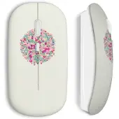 MANIACASE Souris Sans Fil - - Arbre Multicolor - Clé USB WiFi - Compatible Mac et PC - Design Unique