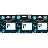 HP 924 Cartouche Noir Lot de 3