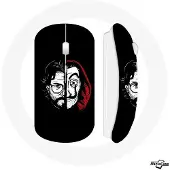 MANIACASE Souris Sans Fil - - El Profesor - Noir - Clé USB wifi - Compatible Mac et PC