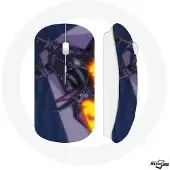 MANIACASE Souris Sans Fil - - One Piece Manga - Clé USB WiFi incluse - Compatible Mac et PC - Bleu