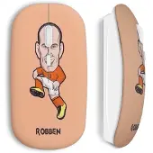MANIACASE Souris Sans Fil Robben Football