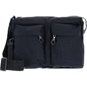 Mandarina Duck Femmes, Sac à main, Sac bandoulière crossover luxe, irisé et fonctionnel pour femme, Bleu