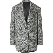BOSS pour femme. 50547446 Blazer Jasata gris (34), Casuel, Classique, Acrylique