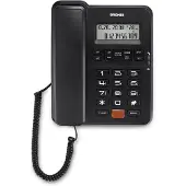 Brondi Téléphone de bureau DECT avec identification de l'appelant Noir