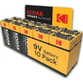 Kodak Xtralife Piles Pp3-6lr61 Alcaline 9v ¿ Pack De 10