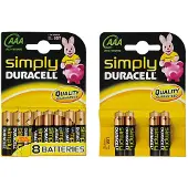 Duracell Piles AAA - 8 pièces