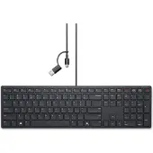 Dell Pro Silent Wired Collaboration Keyboard KB525C - Clavier - USB, USB-C - QWERTY - Pan Nordic - noir - avec 3 years NBD Advance Exchange
