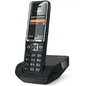 Gigaset Téléphone sans fil Comfort 550 Solo avec répondeur Noir