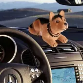 Eurowebbiz Chien pendulaire voiture remue la tête aleatoire