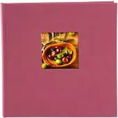 Goldbuch Bella Vista Album Photo en Lin Fuchsia 25 x 25 cm