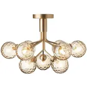Nuura Apiales 9 Plafonnier Brushed Brass|Optic Gold