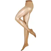 Falke Collants jaune pastel
