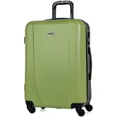 Itaca unisex. 71160-07 Mallette à 4 roulettes Medium 71160 pistache, anthracite -65x44x24cm (OSFA), Casuel, Gris, Vert, ABS/Polycarbonate