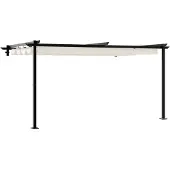 vidaXL Tente de jardin Crème 400 x 300 x 200 cm Polyester