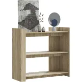 vidaXL Table console chêne sonoma 100x35x90 cm bois d'ingénierie