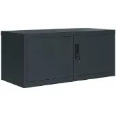 vidaXL Classeur anthracite 90x40x220 cm acier