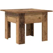 vidaXL Table basse en vieux bois 55 x 55 x 42 cm Bois composite