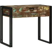 vidaXL Coiffeuses de chambre à coucher Multicolores Bois massif Vieilli