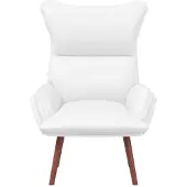 vidaXL fauteuil Blanc 69 x 74 x 93 cm Cuir artificiel