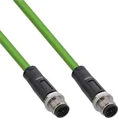 DeLOCK Câble réseau M12 4 pôles codé D TPU 1 m -