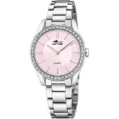 Lotus Femmes Montre classique de luxe élégante en acier inoxydable montre-bracelet argent UL18796/2
