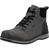 Rieker Bottines à lacets gris foncé / noir